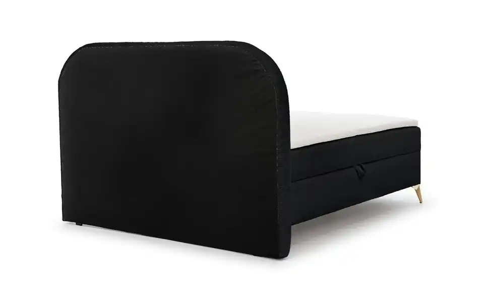 S-STYLE Boxbett Sonna mit Bettkasten, Bouclé-Stoff, Rückansicht