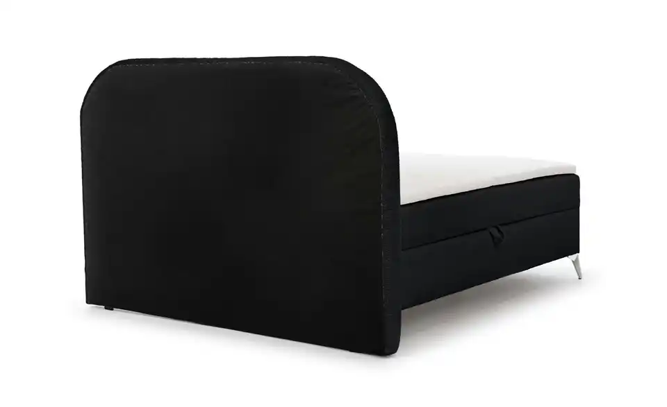 S-STYLE Boxbett Sonna mit Bettkasten, Bouclé-Stoff, Rückansicht