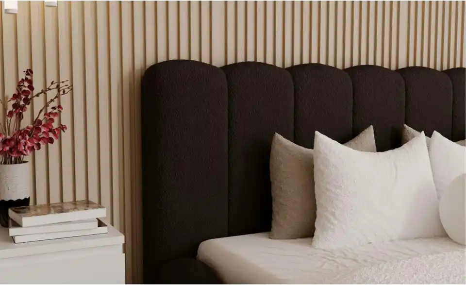 Polsterbett Smile mit Stauraum, Detailansicht