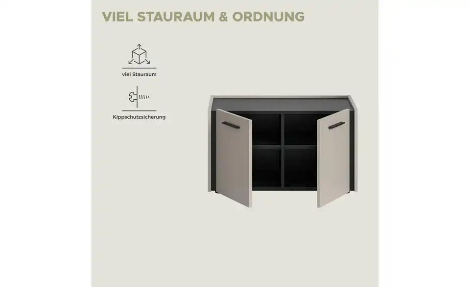 Sitzbank, Bild mit Text