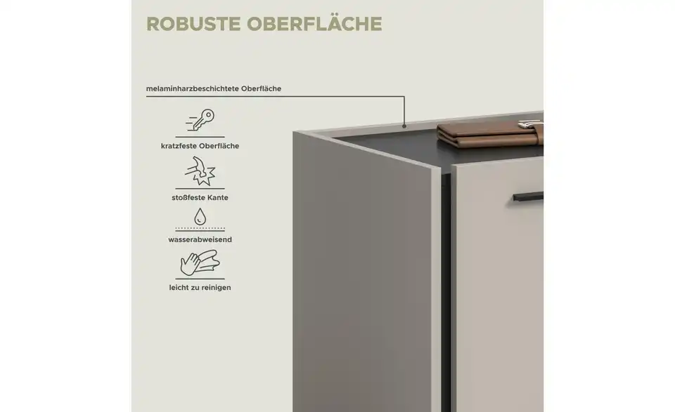 Sitzbank, Bild mit Text