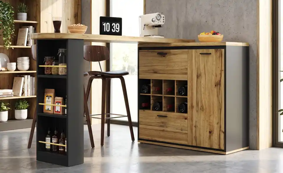 Bartisch, in Wohnsituation