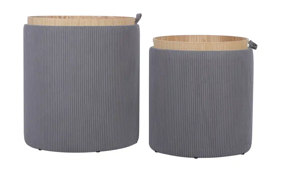 Hocker-Set Villia, Frontansicht