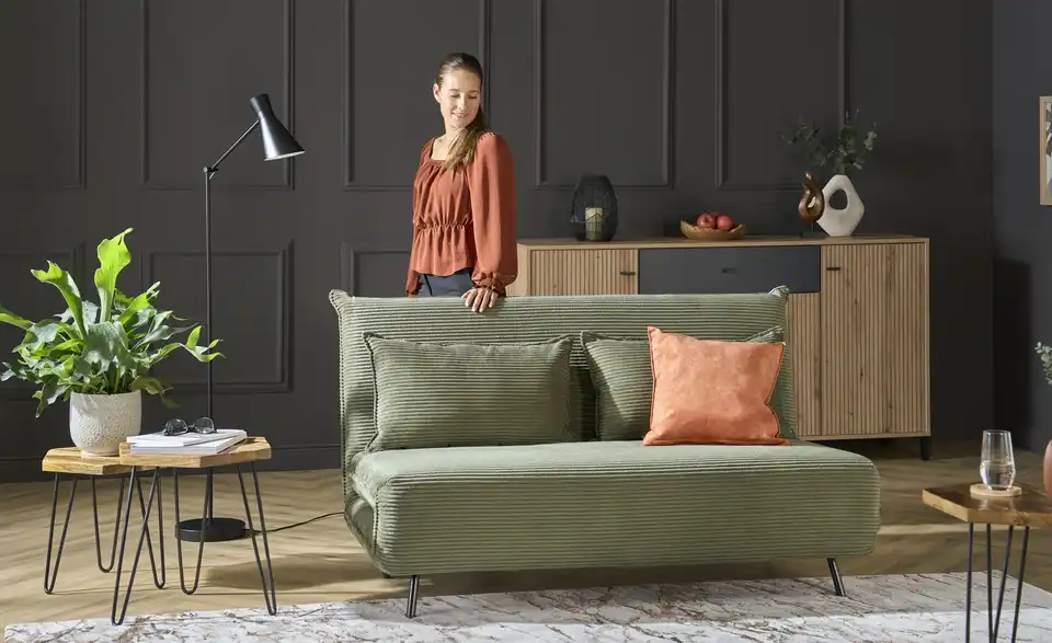 Schlafsofa Avilena, in Wohnsituation