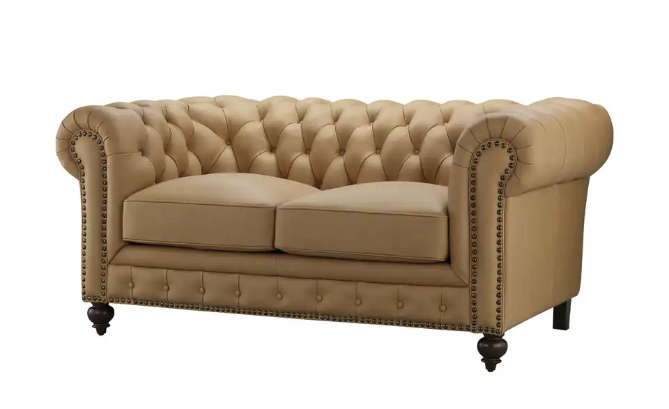 uno Ledersofa Chesterfield, Perspektive