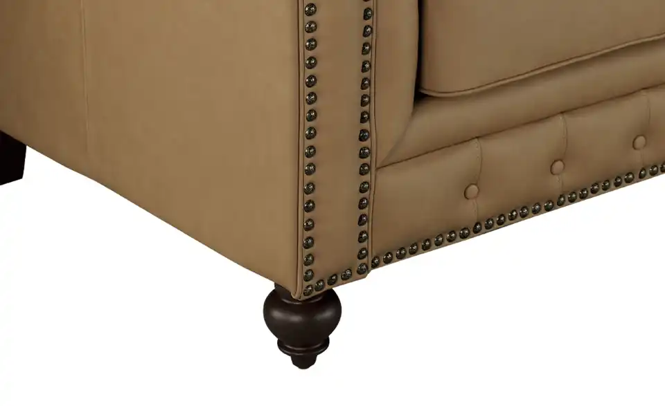 uno Ledersofa Chesterfield, Detailansicht