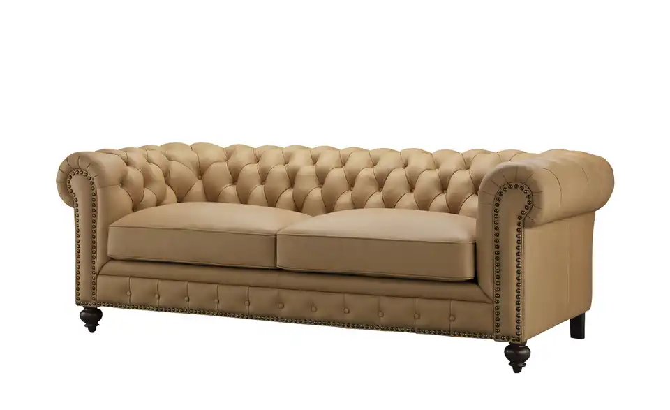 uno Ledersofa Chesterfield, Perspektive