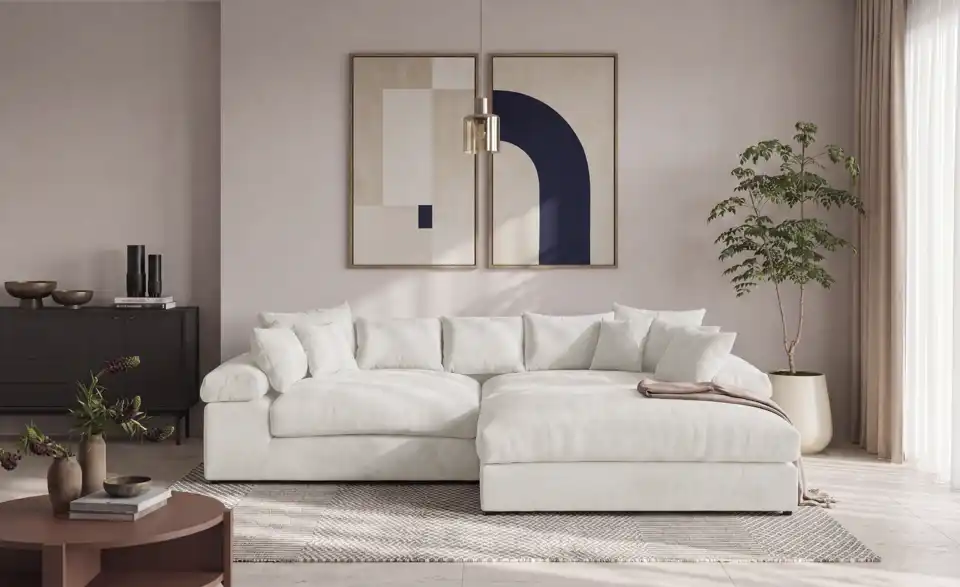 Ecksofa Lianea, in Wohnsituation