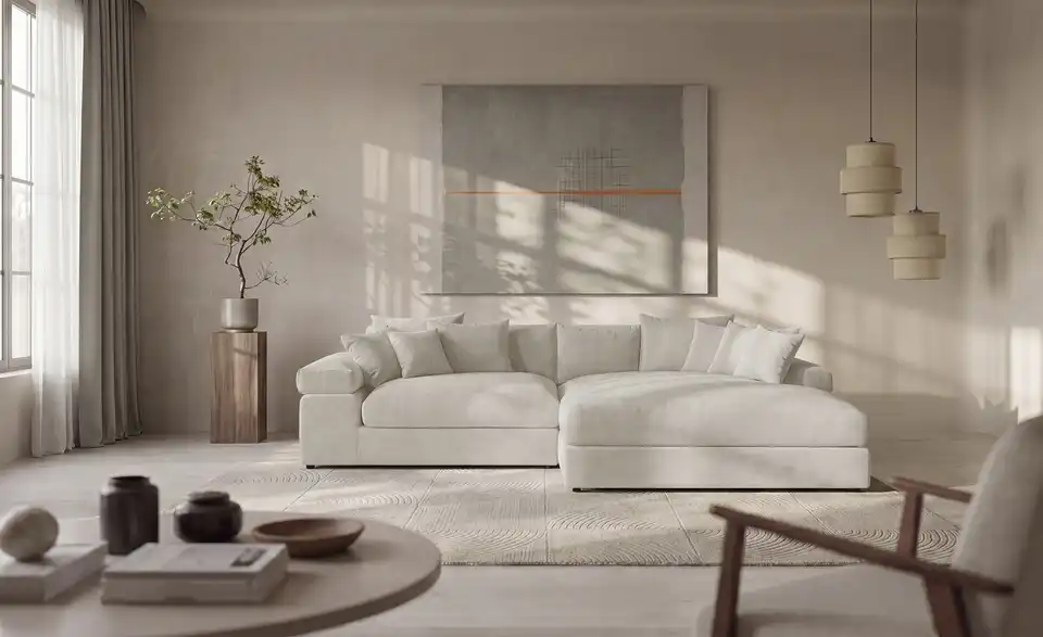 Ecksofa Lianea, in Wohnsituation