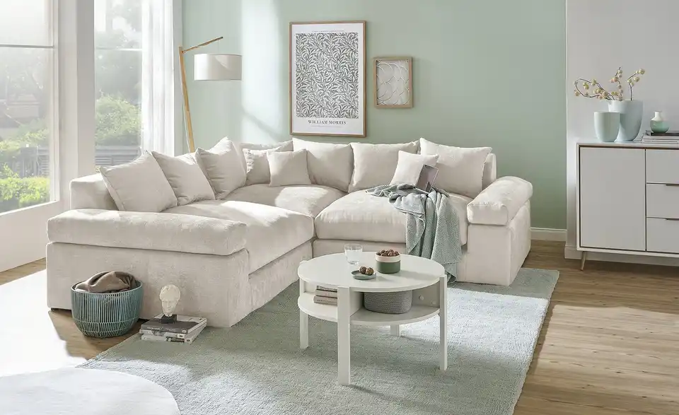 Ecksofa Whitney, in Wohnsituation