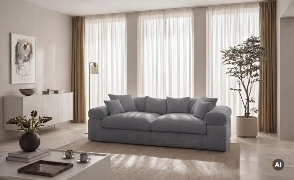 Big Sofa Lianea, in Wohnsituation