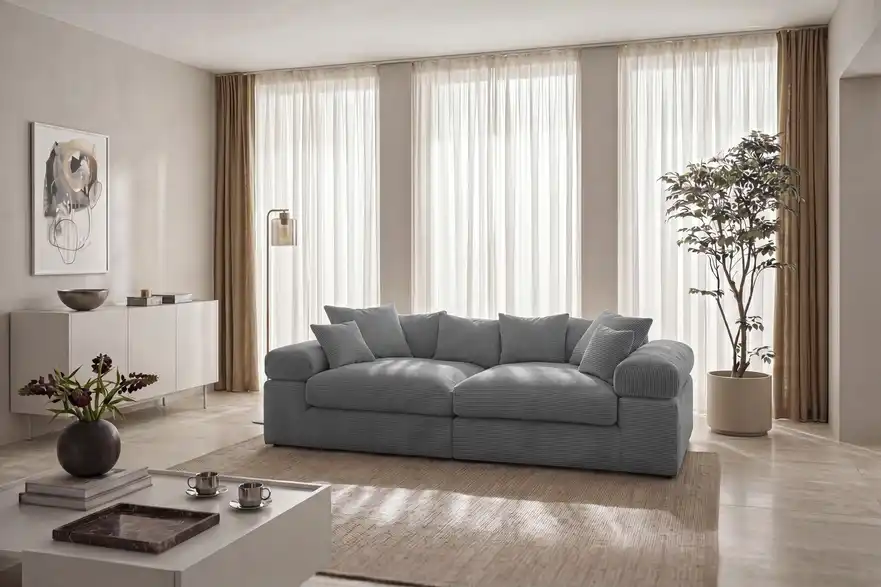 Big Sofa Lianea, in Wohnsituation