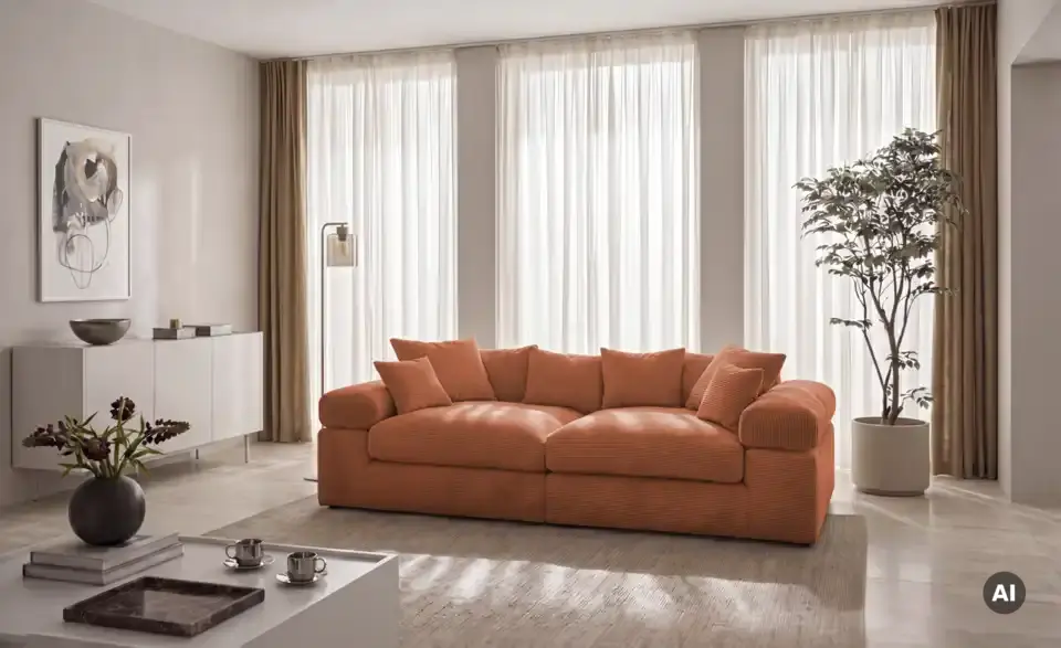 Big Sofa Lianea, in Wohnsituation