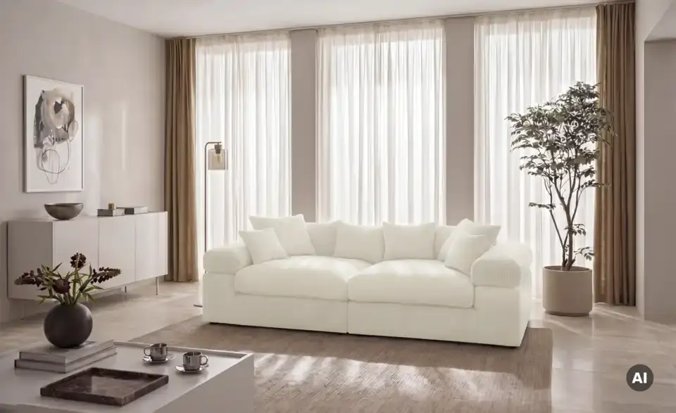 Big Sofa Lianea, in Wohnsituation