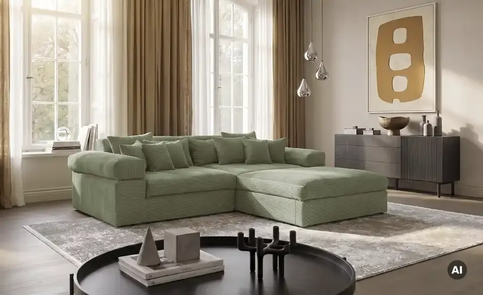 Ecksofa Lianea, in Wohnsituation