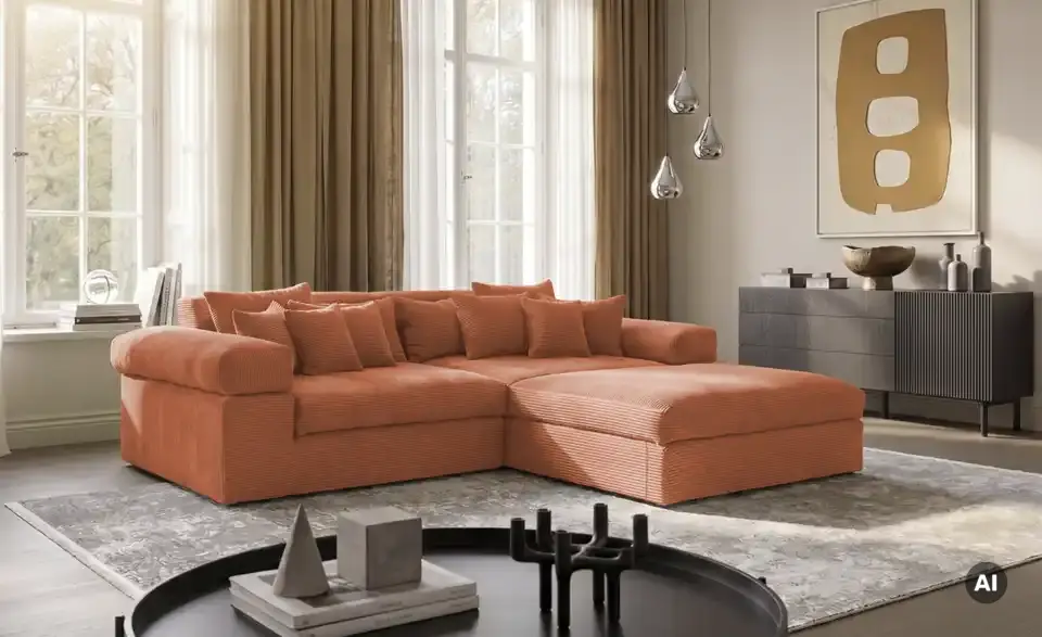 Ecksofa Lianea, in Wohnsituation