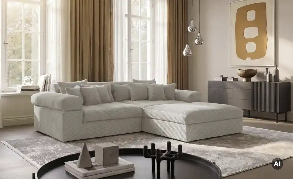 Ecksofa Lianea, in Wohnsituation
