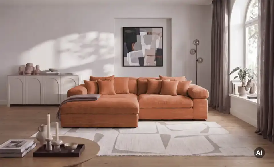 Ecksofa Lianea, in Wohnsituation