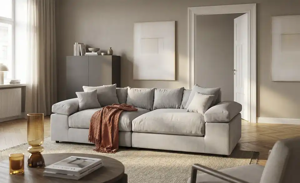 Big Sofa Lianea, in Wohnsituation