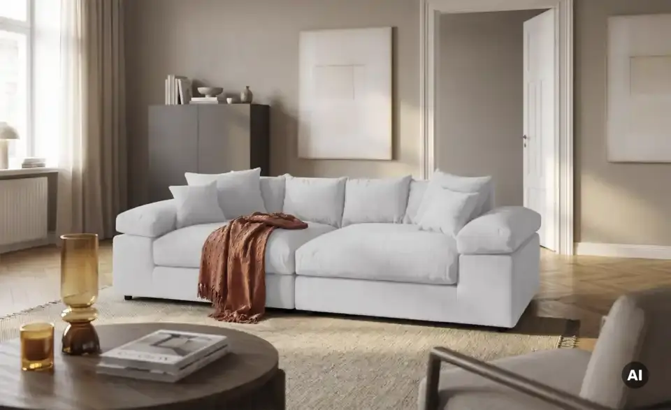 Big Sofa Lianea, in Wohnsituation