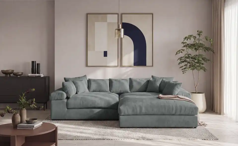Ecksofa Lianea, in Wohnsituation