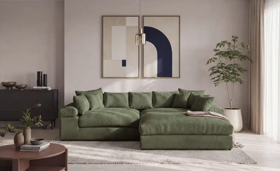 Ecksofa Lianea, in Wohnsituation