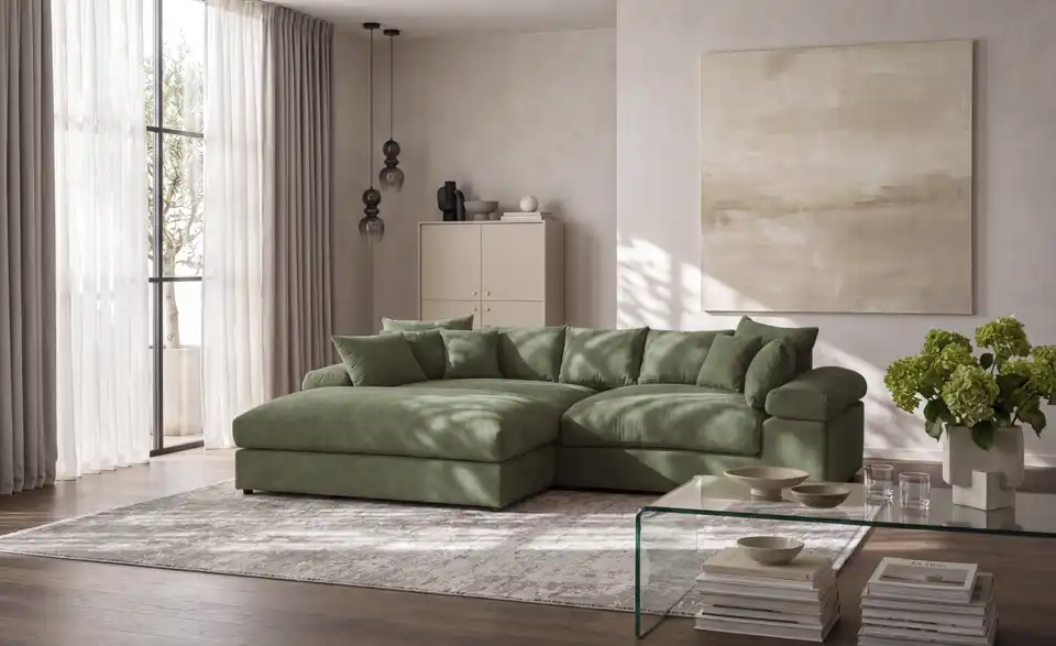 Ecksofa Lianea, in Wohnsituation