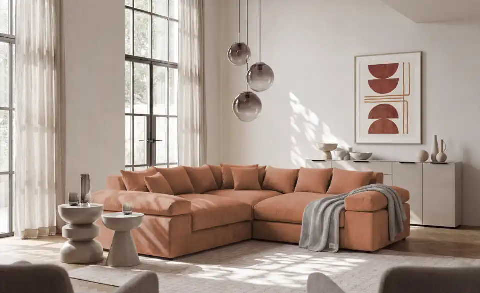 Ecksofa Lianea, in Wohnsituation