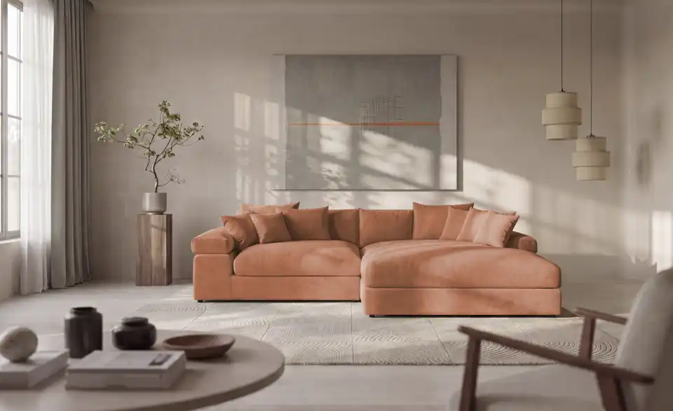 Ecksofa Lianea, in Wohnsituation