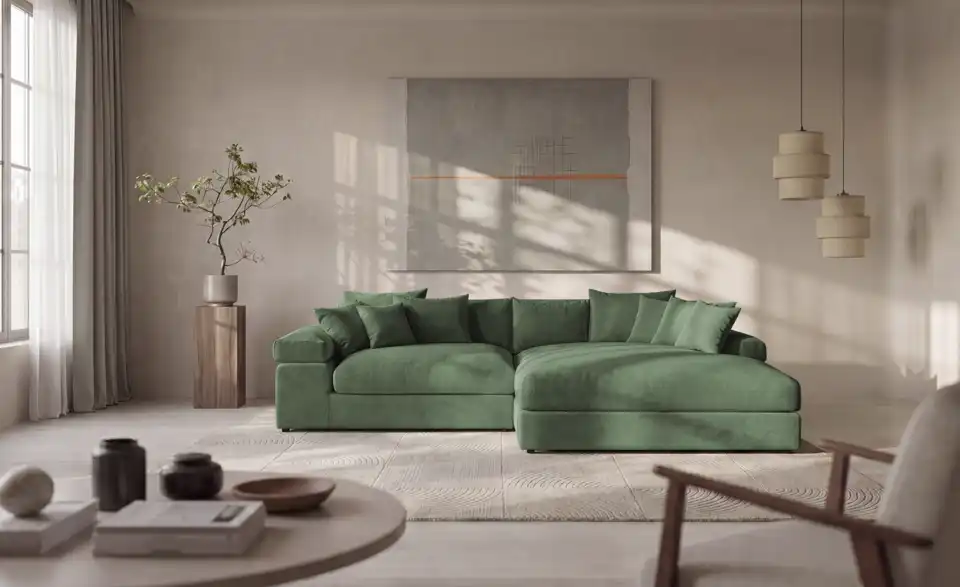 Ecksofa Lianea, in Wohnsituation