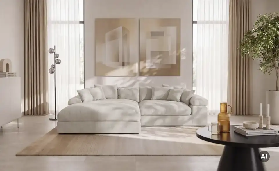 Ecksofa Lianea, in Wohnsituation