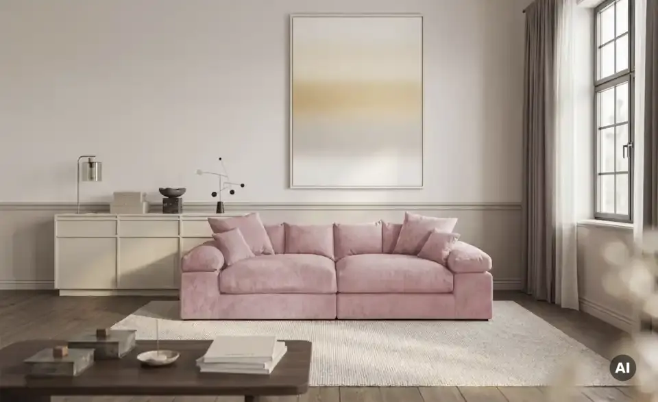 Big Sofa Lianea, in Wohnsituation
