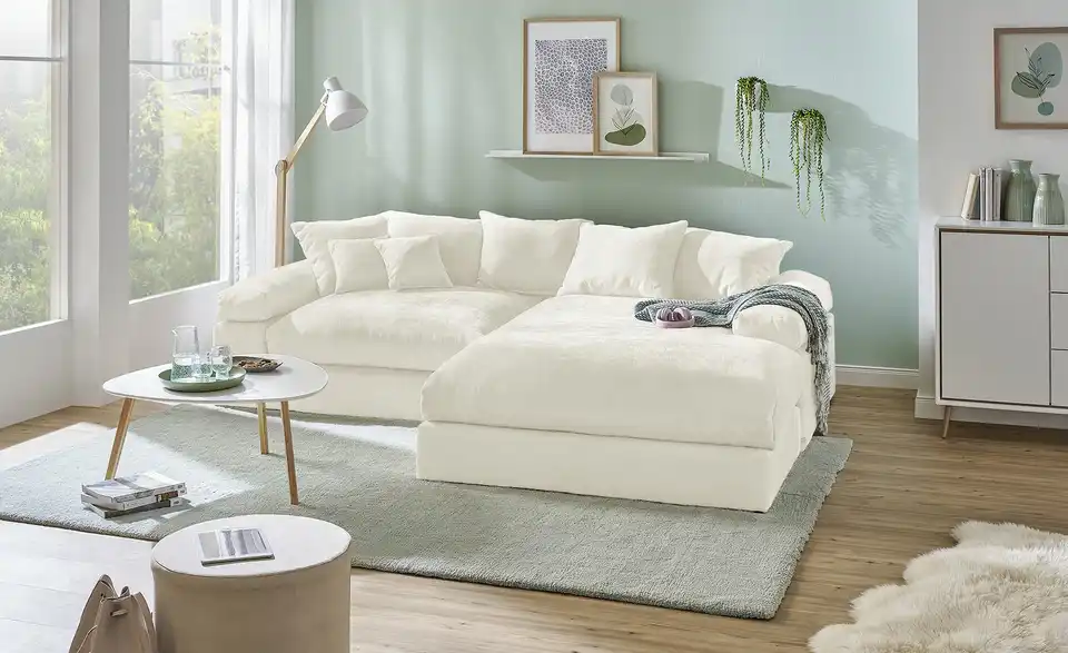 Ecksofa Whitney, in Wohnsituation