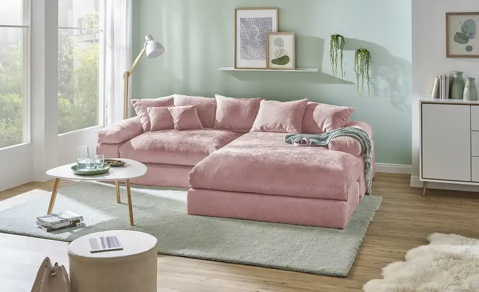 Ecksofa Whitney, in Wohnsituation
