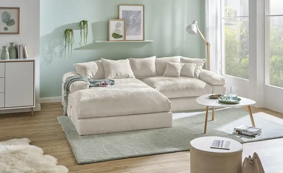 Ecksofa Whitney, in Wohnsituation