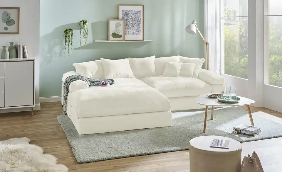 Ecksofa Whitney, in Wohnsituation