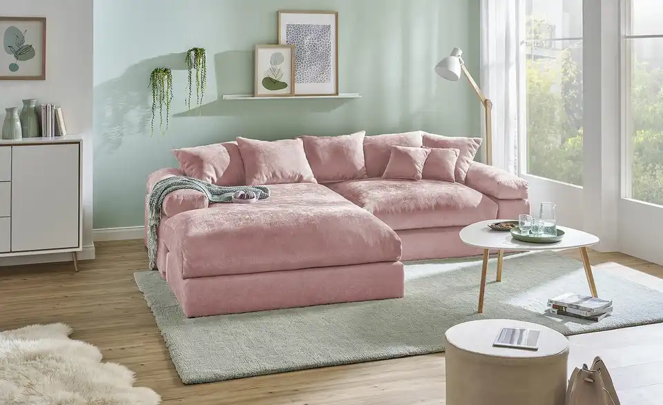 Ecksofa Whitney, in Wohnsituation