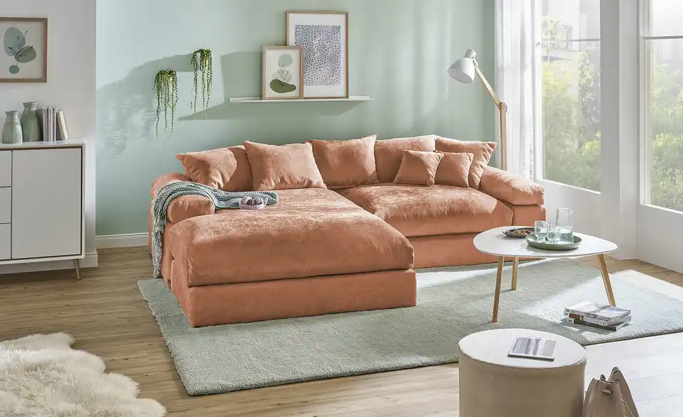 Ecksofa Whitney, in Wohnsituation