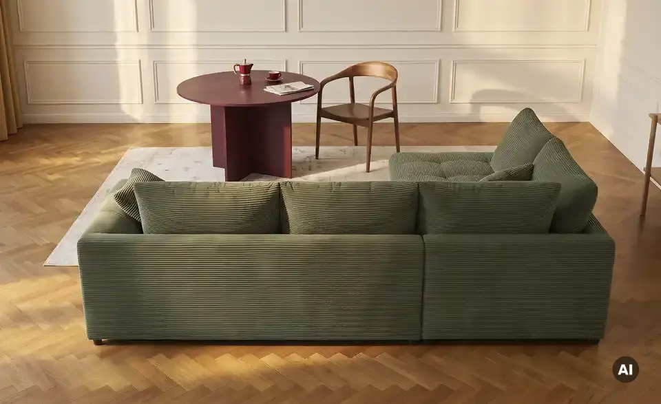 Ecksofa Allegro, Rückansicht