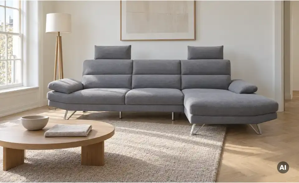 Ecksofa Varinia, in Wohnsituation