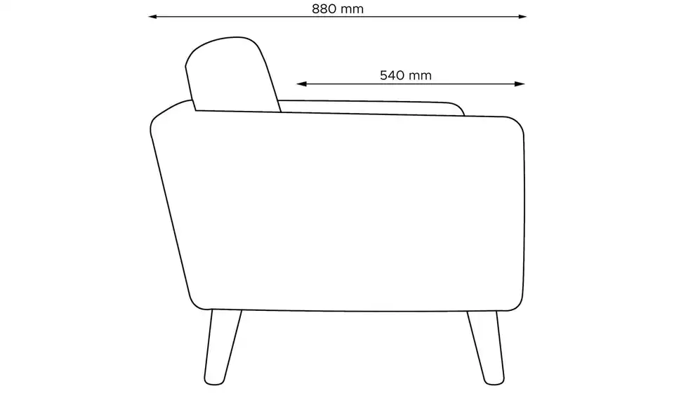 KONSIMO Einzelsofa Tagio, Ergänzung