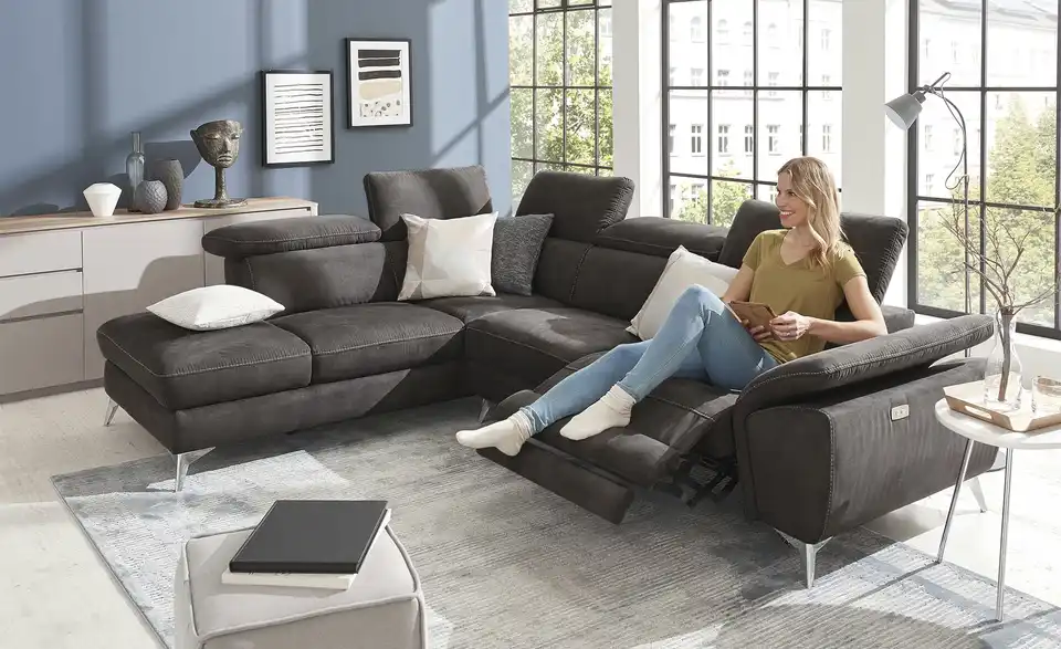 Ecksofa Danae, in Wohnsituation