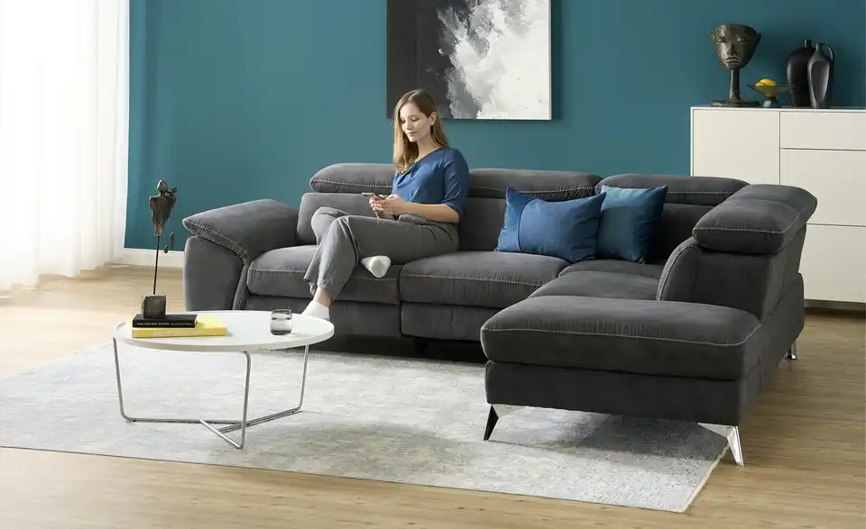 Ecksofa Danae, in Wohnsituation