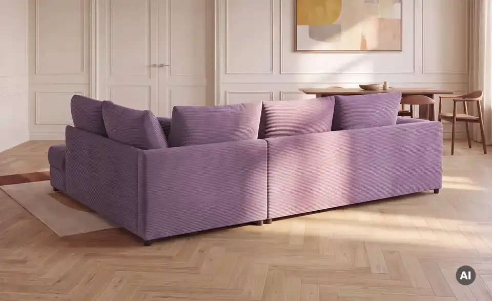 Ecksofa Allegro, Rückansicht
