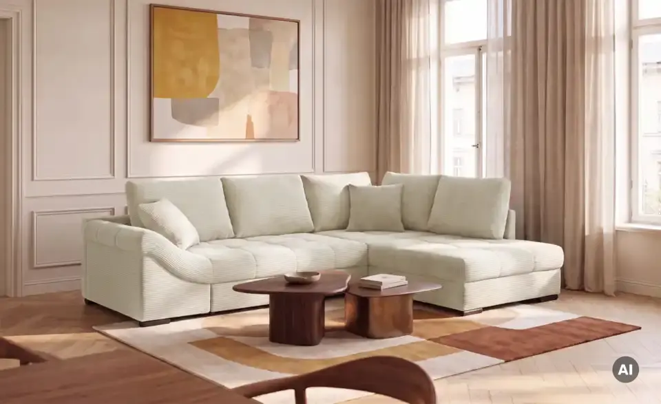 Ecksofa Allegro, in Wohnsituation