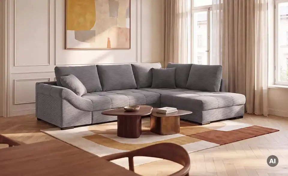 Ecksofa Allegro, in Wohnsituation