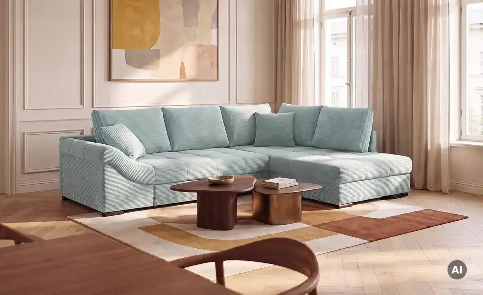 Ecksofa Allegro, in Wohnsituation