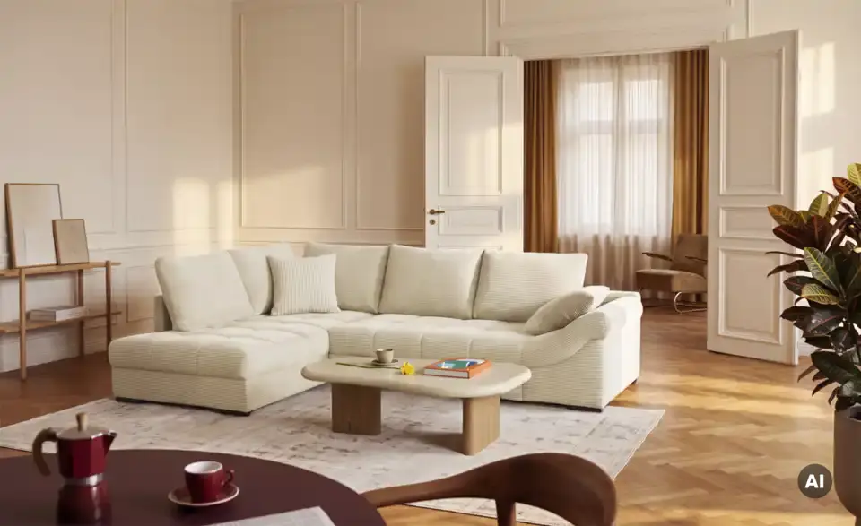 Ecksofa Allegro, in Wohnsituation