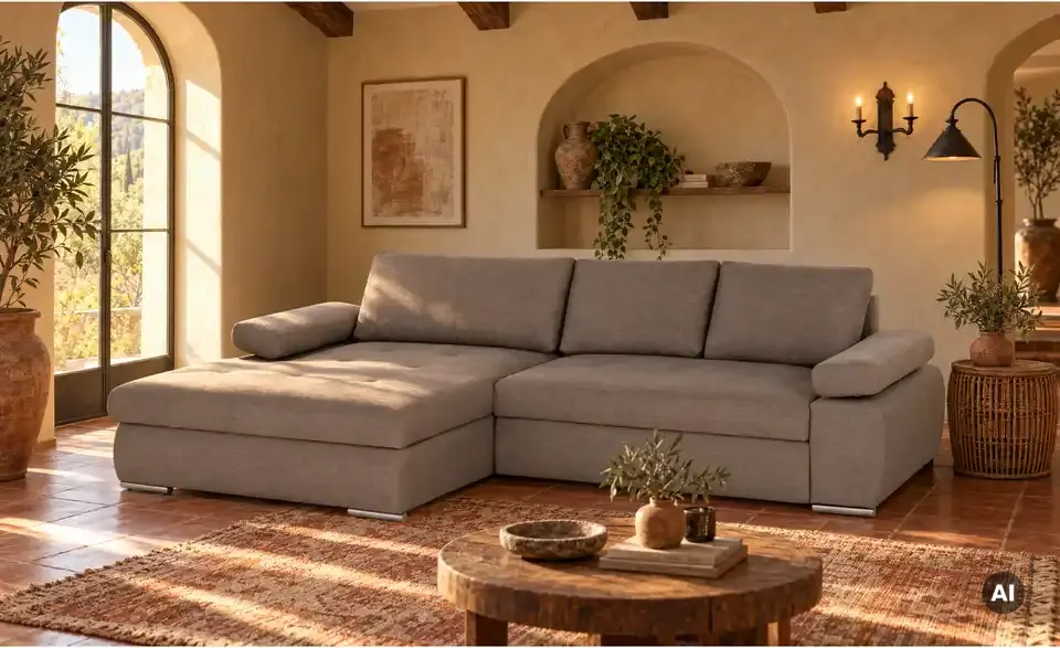 Ecksofa Ibby, in Wohnsituation