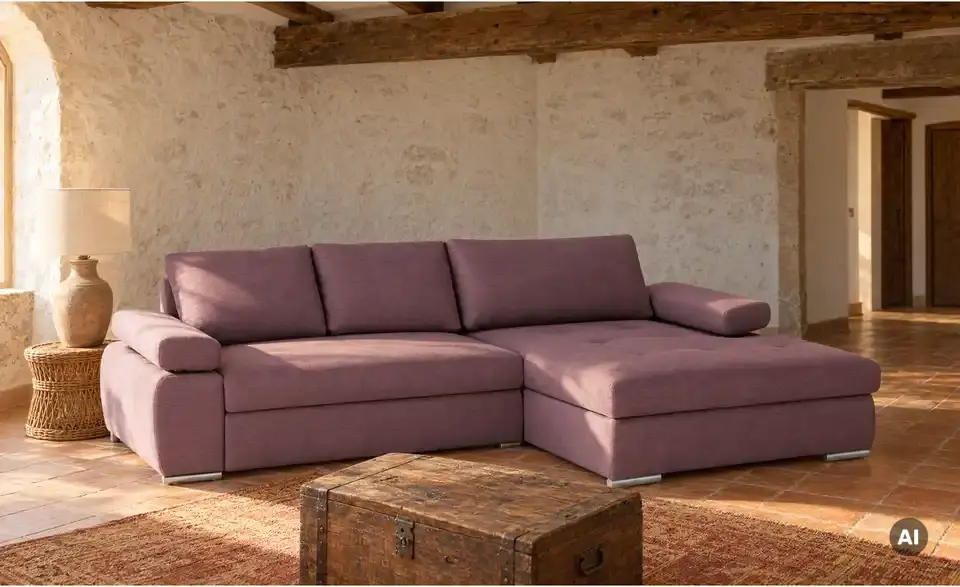 Ecksofa Ibby, in Wohnsituation